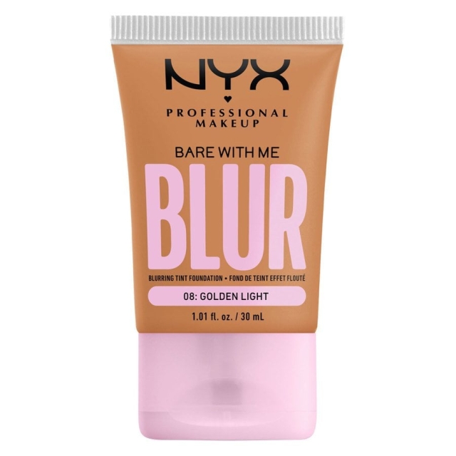 NYX Professional Makeup Bare With Me Blur Tint Foundation 08 Golden Light -sävyvärisävy 08 Golden Light