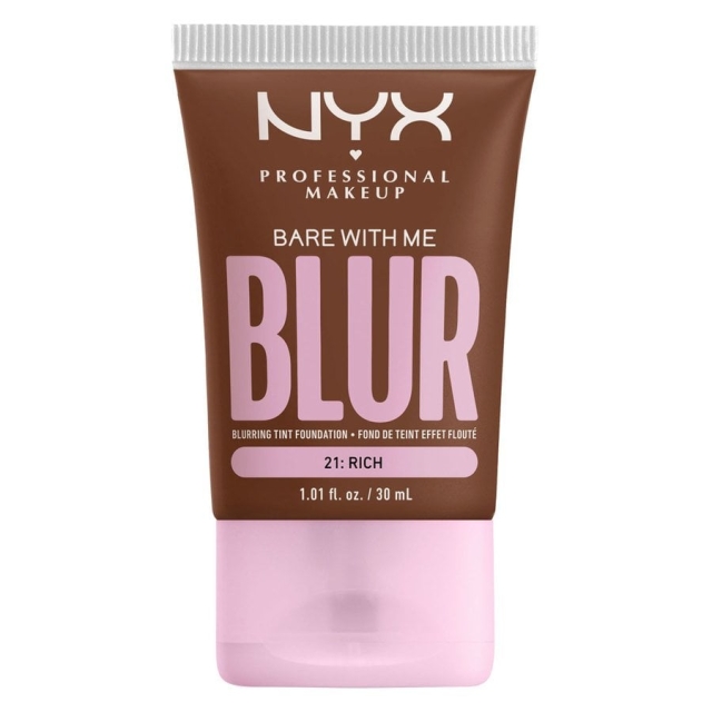 NYX Professional Makeup Bare With Me Blur Tint Foundation 21 Rich -värisävysävy