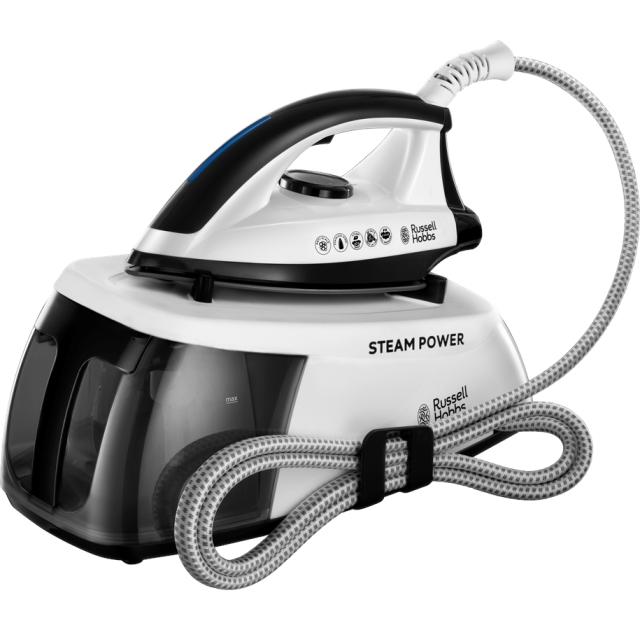 Russell Hobbs Steam Power Iron Generator - Musta