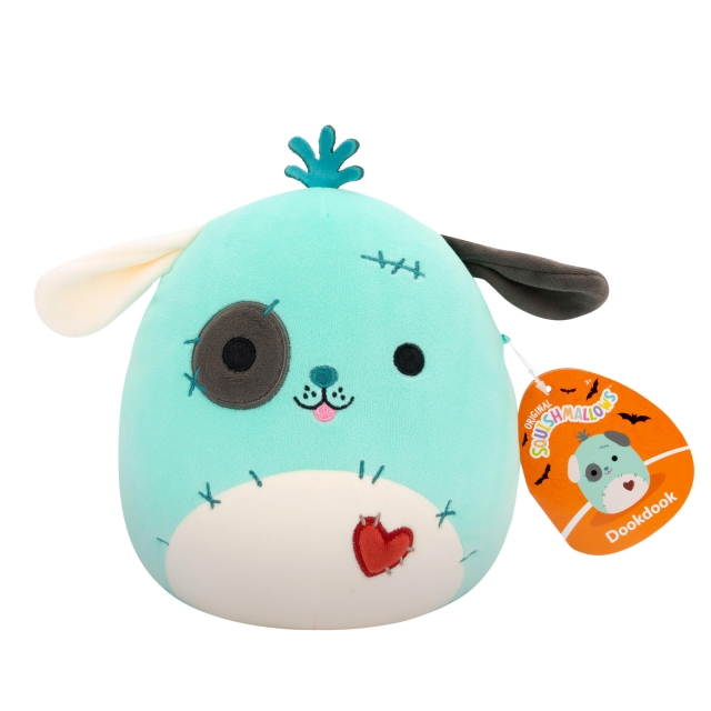 Squishmallows 19 cm Halloween pehmo - Dookdook Patchwork koira
