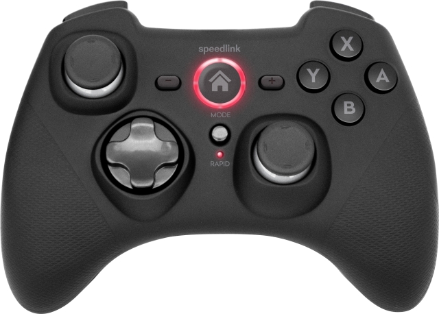 Speedlink RAIT Bluetooth Gamepad - Nintendo Switchille/OLED-käyttöjärjestelmälle, kumimusta