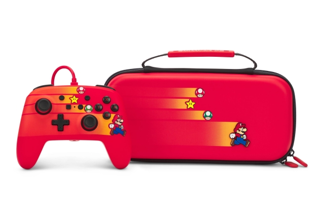 PowerA Parannettu langallinen ohjain Nintendo Switchille - Speedster Mario