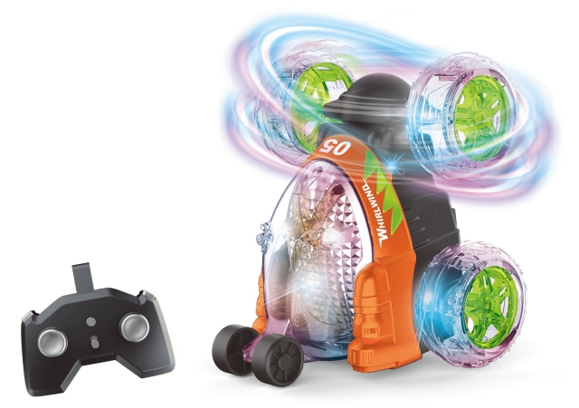 TEC-TOY Crazy Tumbler - Stunt Car w/light - R/C 2,4GHz - Oranssi (534444)