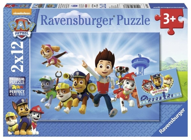 Ravensburger Paw Patrol 2x12p palapeli - (10107586)
