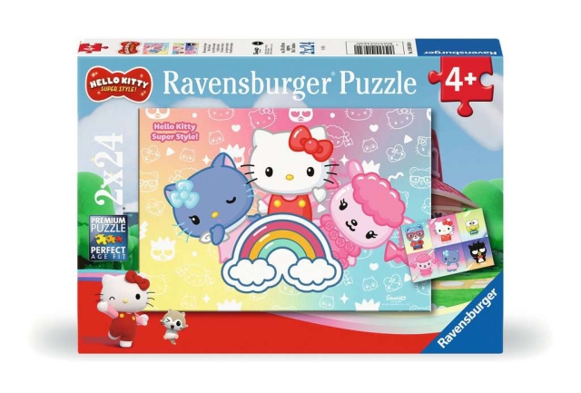 Ravensburger Puzzle Hello Kitty Super Style 2x24p