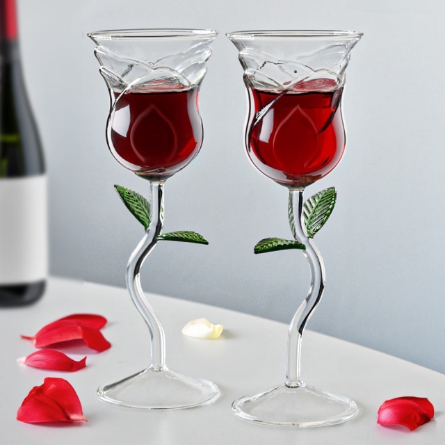 MikaMax Rose viinilasi setti