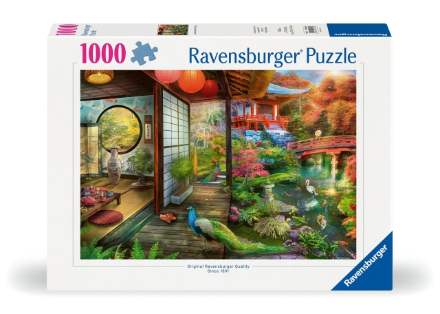Ravensburger Palapeli Japanilainen puutarha Teehuone Kyoto 1000p (12000635)
