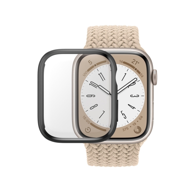 PanzerGlass FullBody Apple Watch 9 iso - Kirkas D3O:lla varustettuna