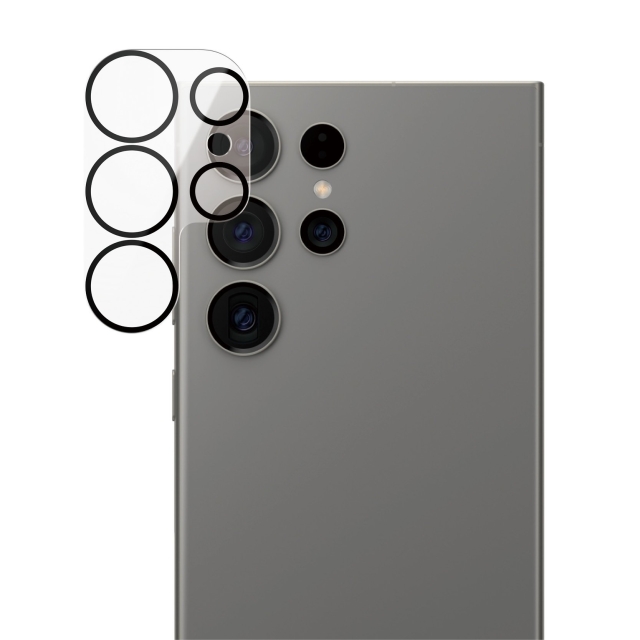 PanzerGlass PicturePerfect kameran objektiivisuoja Galaxy S24 Ultra, musta