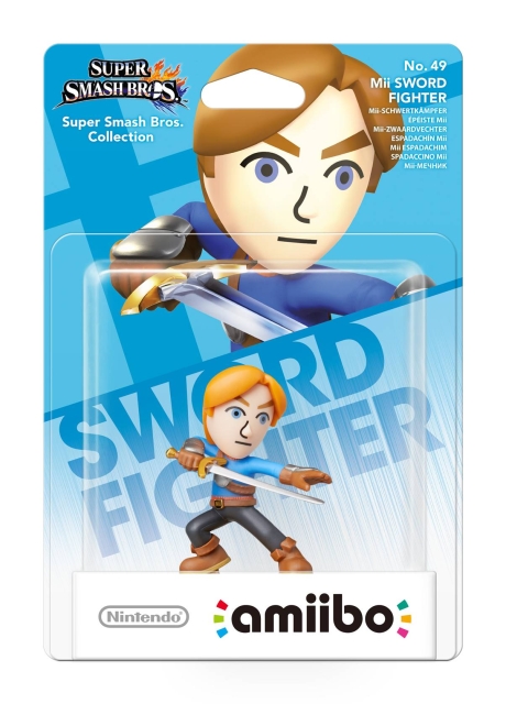 Nintendo Amiibo hahmo Mii Sword Fighter Mii-miekkailija