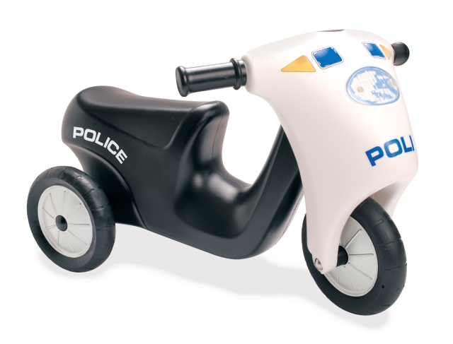 Dantoy Poliisin skootteri kumipyörillä (3333)