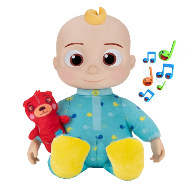CoComelon Roto Plush - nukkumaanmenoaika JJ-nukke (tanskalainen) (CMW0333)