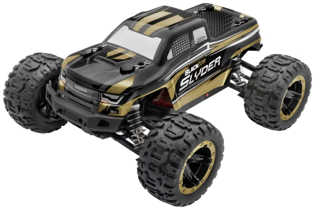 Blackzon Slyder MT 1/16 4WD sähköinen monsteriauto - kultainen (540101)