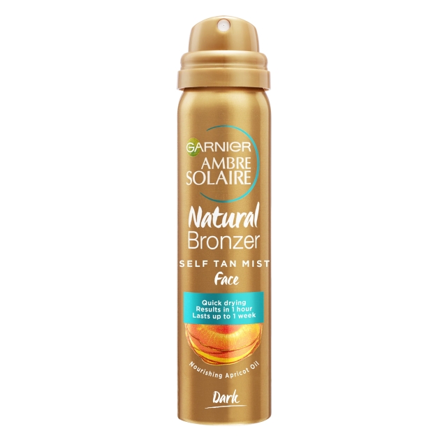 Garnier Natural Bronzer Self Tan Mist Face 75 ml