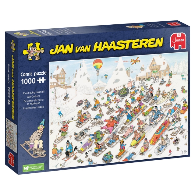 Jan van Haasteren Kaikki menee alamäkeen (1000 kpl) (JUM00025)