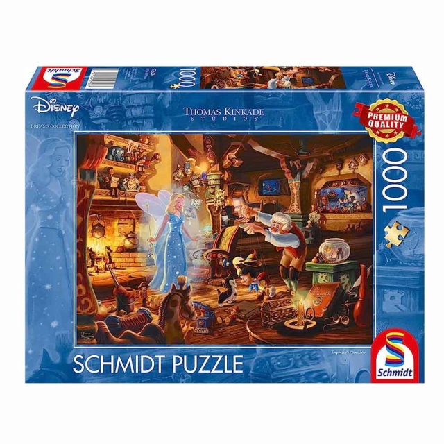 Schmidt Spiele Schmidt - Thomas Kinkade: Disney - Geppettos Pinocchio (1000 kpl) (SCH57526)