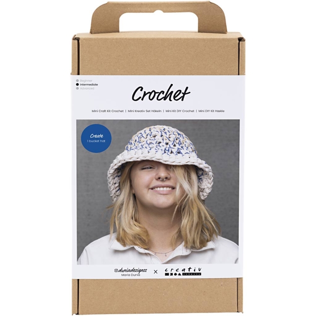 DIY Kit Käsityöpakkaus - Virkkaus - Chunky Bucket Hat (977646)