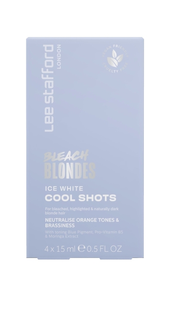 Lee Stafford Bleach Blondes Ice White Cool Shots 4 x 15 ml