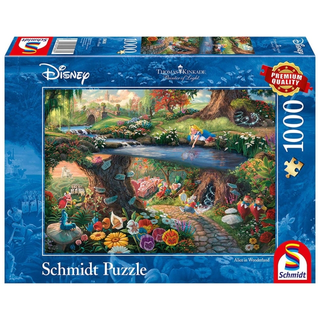 Schmidt Thomas Kinkade: Kadeade: Disney, Liisa ihmemaassa (1000 kpl) (SCH9636)