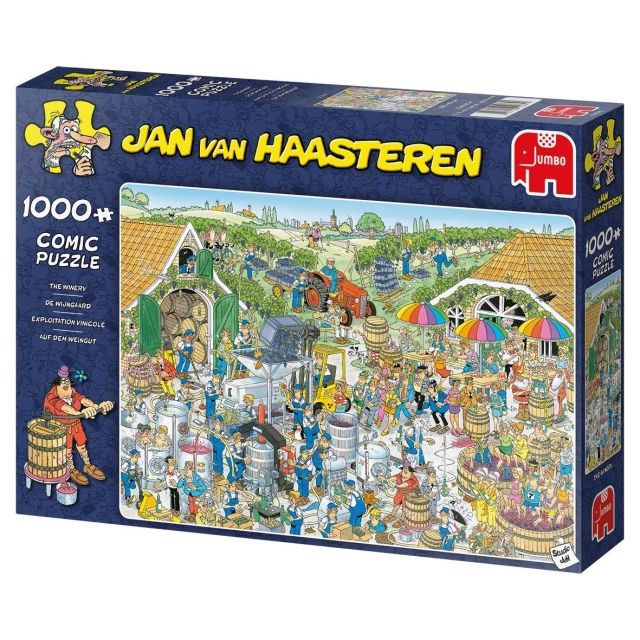 Jan van Haasteren Viinitila, 1000 palan palapeli (JUM9095)