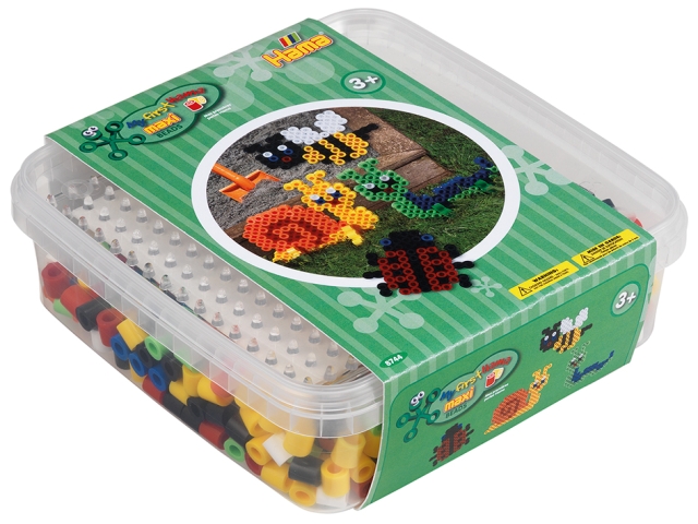 HAMA Beads Maxi - Helmet ja tappilevy laatikossa (8744)