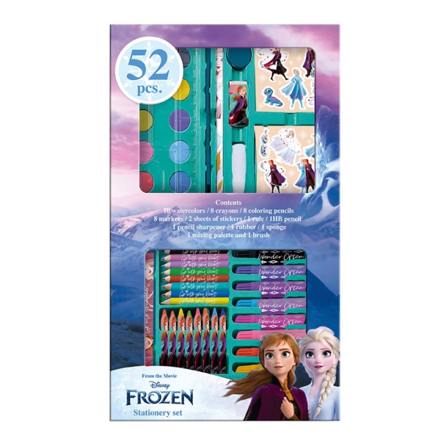 Disney Kids Licensing - Taidekotelo 52 kpl. - Disney Frozen (017406952)