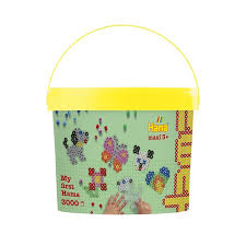 HAMA Beads Hama - Maxi helmiä - 3000kpl + 4 levyä ämpärissä (388806)