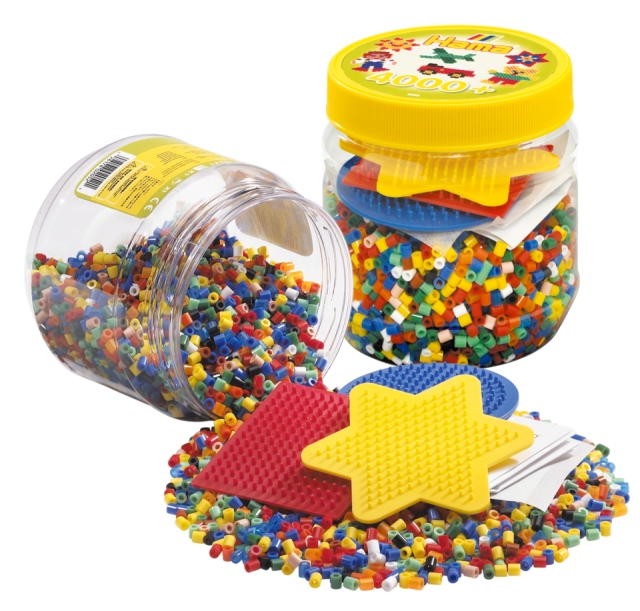 HAMA Beads Hama - 4000 kpl 3 kpl 3 kpl tappilevyjä (382052)