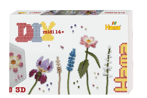 HAMA Beads HAMA - Midi Beads Art - kukkakimppu (3621)