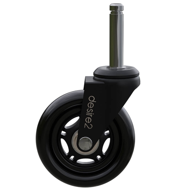 Desire2 Swivel Roller Wheels For Universal Chairs 22mm 5-pk