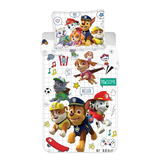 Paw Patrol Vuodevaatteet - Junior-koko 100x140 cm - Paw Patrol