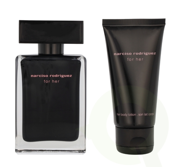 Narciso Rodriguez For Her Giftset 100 ml Edt Spray 50ml/Body Milk 50ml