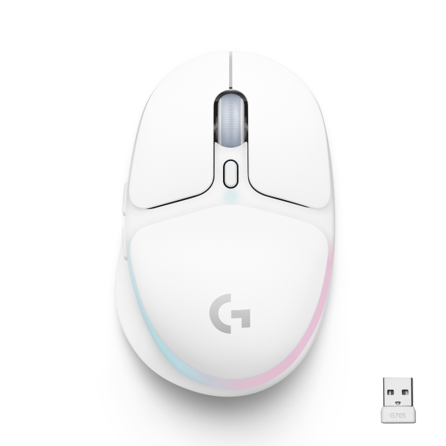 Logitech G705 - Langaton pelihiiri - Pois päältä - valkoinen