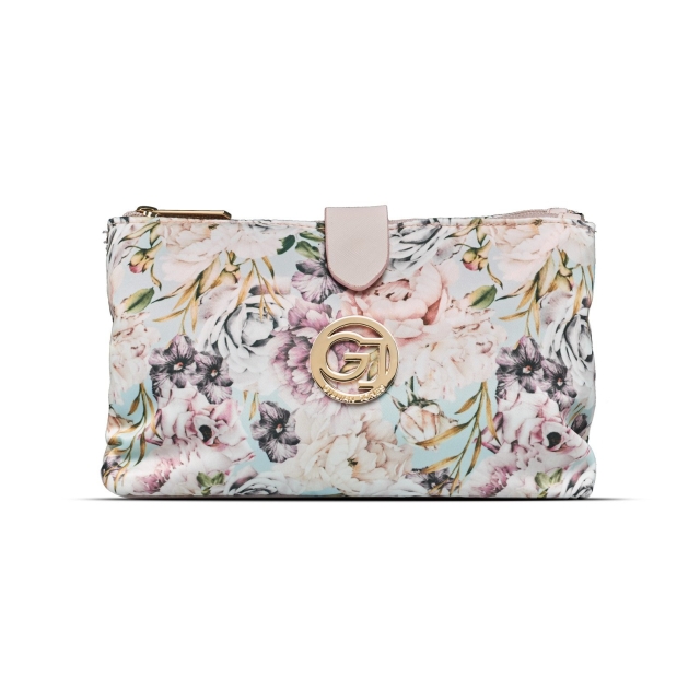 Gillian Jones THE WEEKENDER Meikkilaukku - Rose flowerprint - ruusukukkapainatus