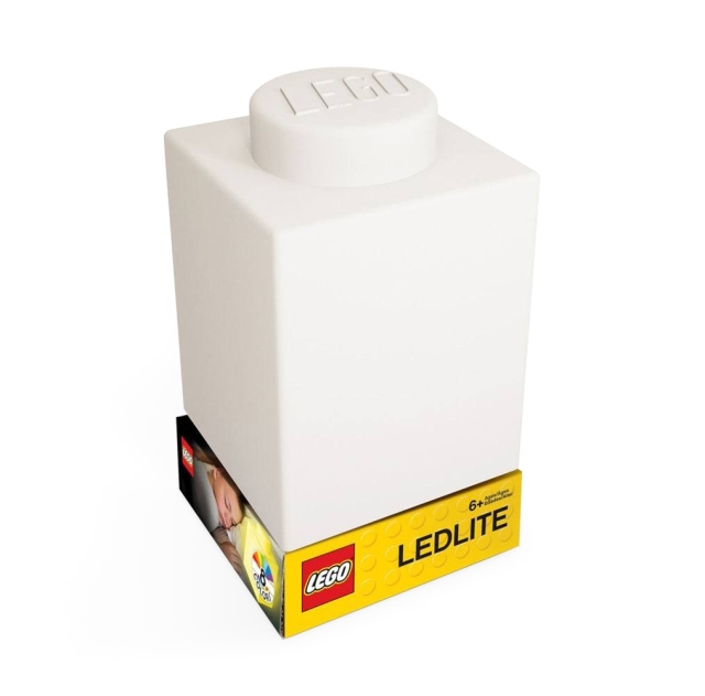 LEGO - Yövalo LED-valolla - Silikonitiili - Valkoinen
