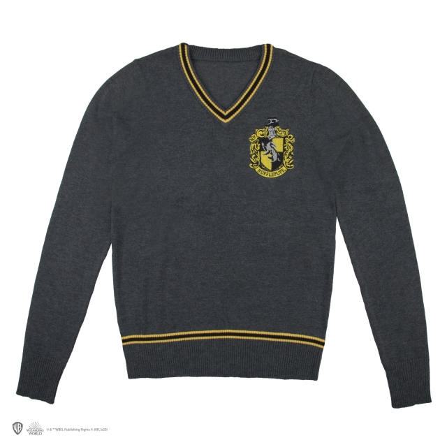 Harry Potter Hufflepuff - Harmaa neulepusero - Pieni