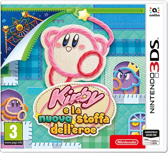Nintendo Kirby And The New Cloth Of The Nintendo 3DS Hero (ITA) (englanniksi pelissä)