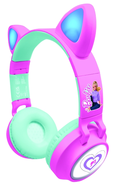 Lexibook Barbie Bluetooth-kuulokkeet valolla (HPBTKTBB)