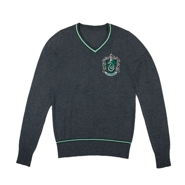 Harry Potter Slytherin - Harmaa neulepusero - Suuri