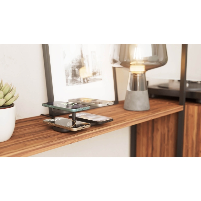 Zens Langaton Laturi Quattro Pro 4 Qi2 Musta