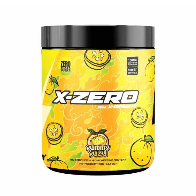 X-GAMER Energiajuomajauhe X-Zero 160 gram Yummy Yuzu