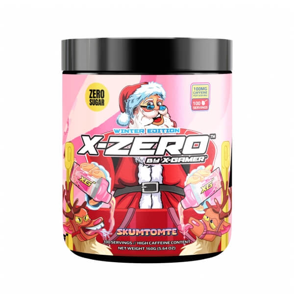 X-GAMER Energiajuomajauhe X-Zero 160 gram Skumtomte