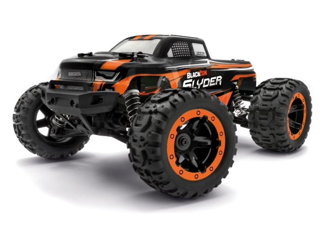 Blackzon Slyder MT 1/16 4WD sähköinen monsteriauto - oranssi (540099)