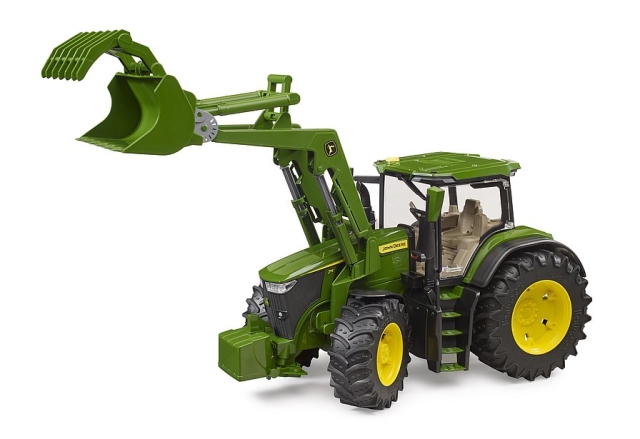 Bruder John Deere 7R 350 etukuormaajalla (03151)