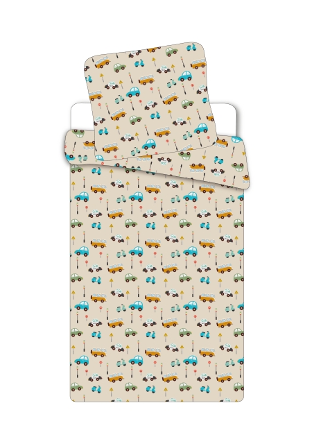 BrandMac Vuodevaatteet - Junior Size 100x140 - Auto (1000895)