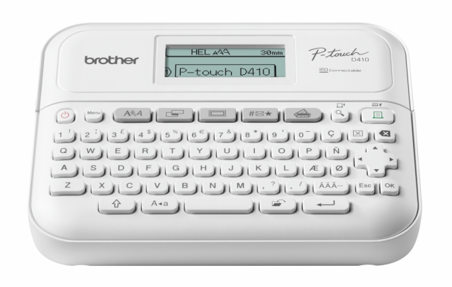 Brother PT-D410 P-touch-pöytäetikettitulostin, jopa 18 mm, USB-portti