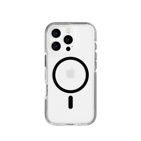 Evo Tech21 - Evo Crystal - Suojus - iPhone 16 Pro - Crystal MagSafe - Musta