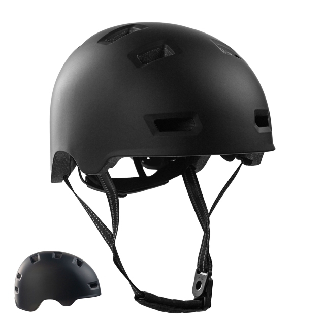 Crazy Safety All Black kypärä - Musta - M (54-57cm)