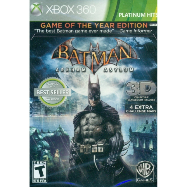 Batman: Arkham Asylum (Game of the Year Edition) (Platinum Hits) (Import) (X360)