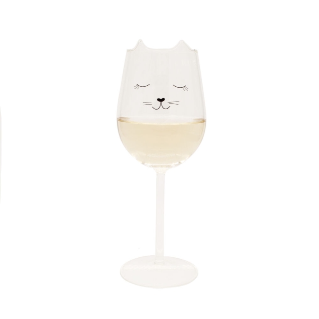 Winkee Cat Wine Glass - Viinilasi